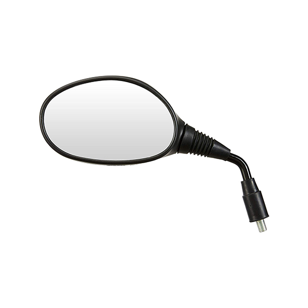 Uno Minda RV-5014L Shatterproof Glass Rear View Mirror(W/O Black Paint)-Left Hand For Hero Splendor Pro  